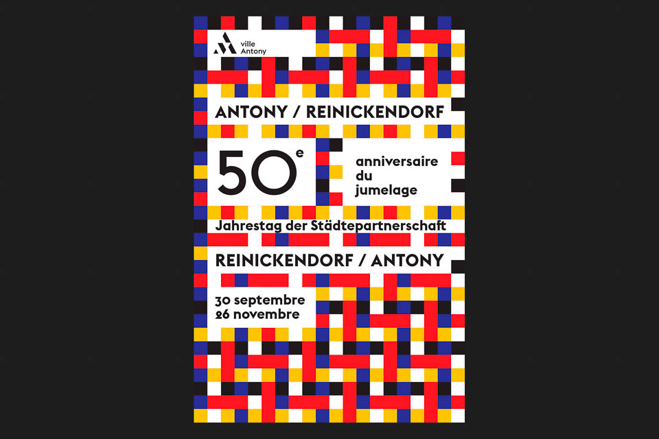 Affiche Jumelage Antony-Reinickebdorf, 2017