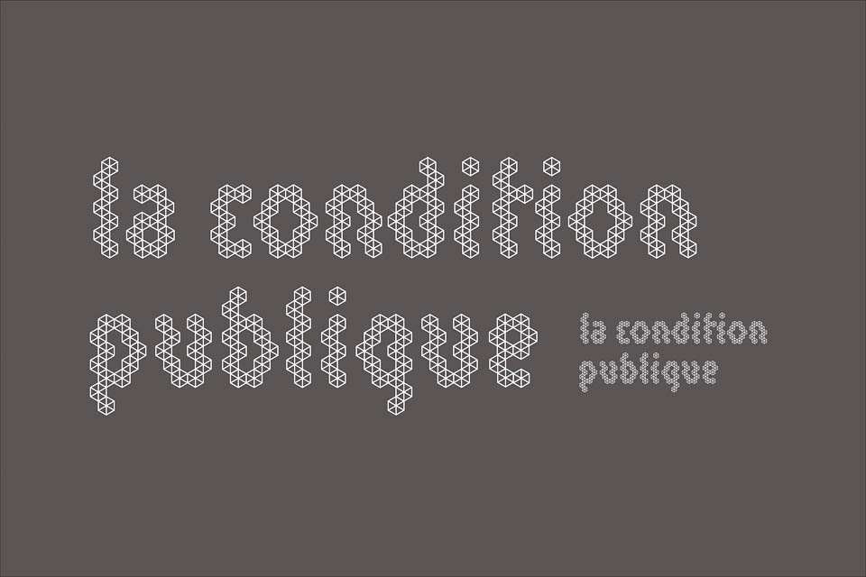 Identité visuelle de la Condition publique, 2011